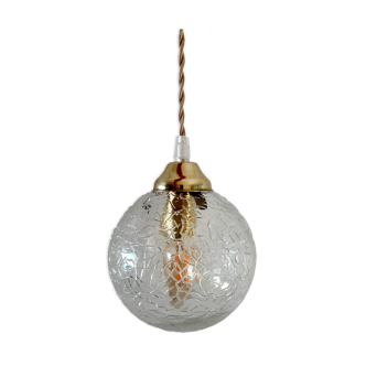 Vintage globe hand lamp