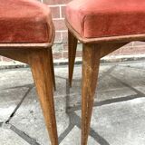 Chairs 1950 in mahogany