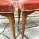 Chaises 1950 en acajou