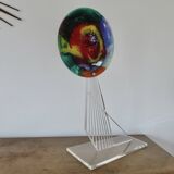Signed contemporary sculpture, in plexiglass, lucite, 1980s