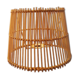Lampshade in rattan stem