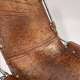 Chaise Les Arcs Cognac Design Dal Vera Mid Century