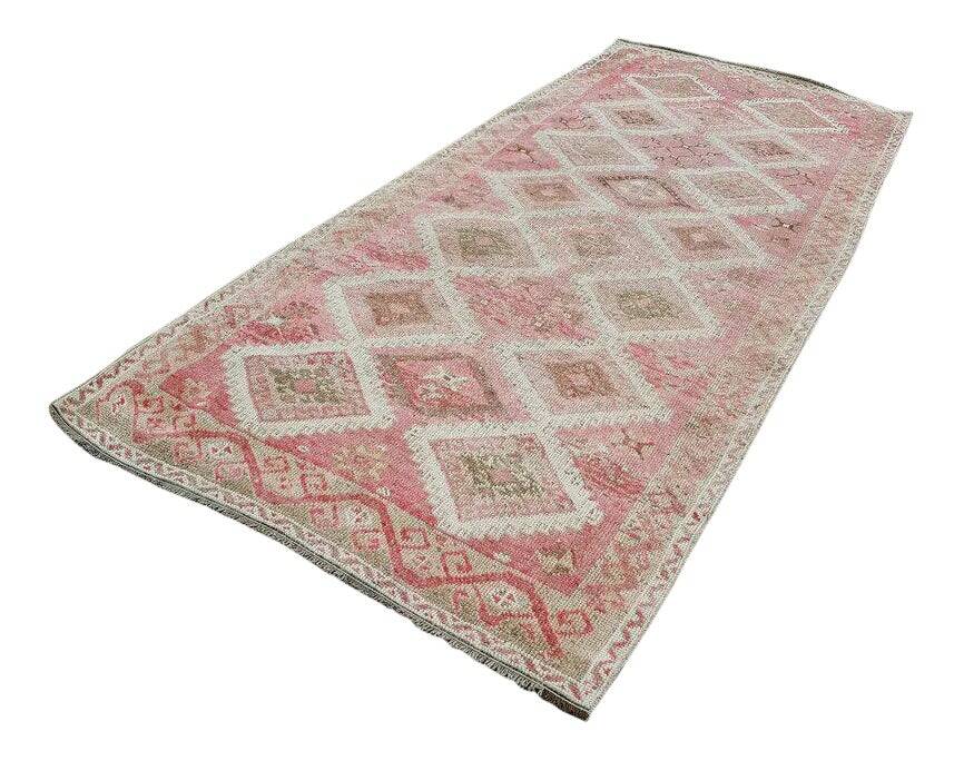 Vintage Turkish hallway rug 150x330 cm