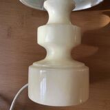 Vintage alabaster foot lamp