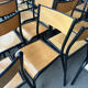 Lot de 50 chaises écoles bois et métal