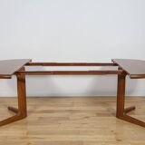 Mid-Century Teak Extendable Dining Table, Denmark, 1960s