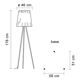 rosy angelis floor lamp by Philippe Starck