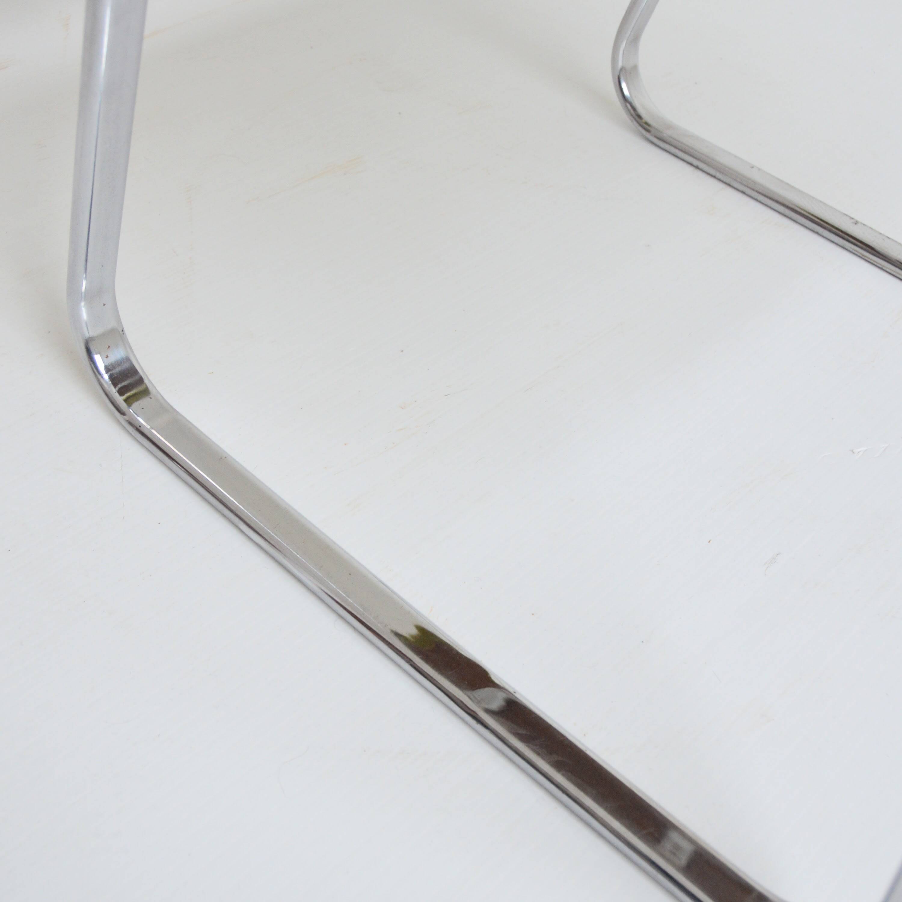 Chaise traineau / Chaise de bureau 1960 vintage