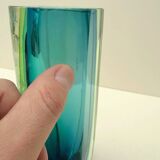 Sommerso Vase - Murano blown glass, Italy 1980