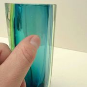 Sommerso Vase - Murano blown glass, Italy 1980