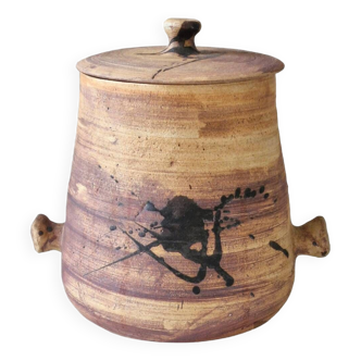 La Colombe pottery covered pot