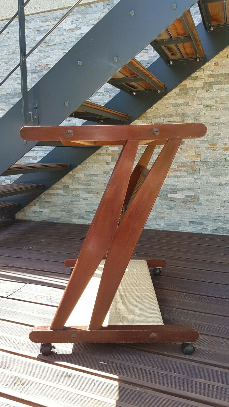 Vintage Jullian 60s wheeled dessert