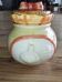 Vintage garlic pot in ceramic majolica – 1950s