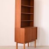 Vintage Swedish teak bookcase