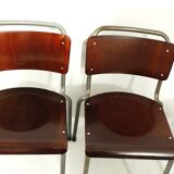 Model 106 Chairs by W. H. Gispen for Delft, 1950s, Set of 6