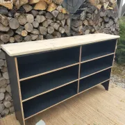 Wooden locker workbench