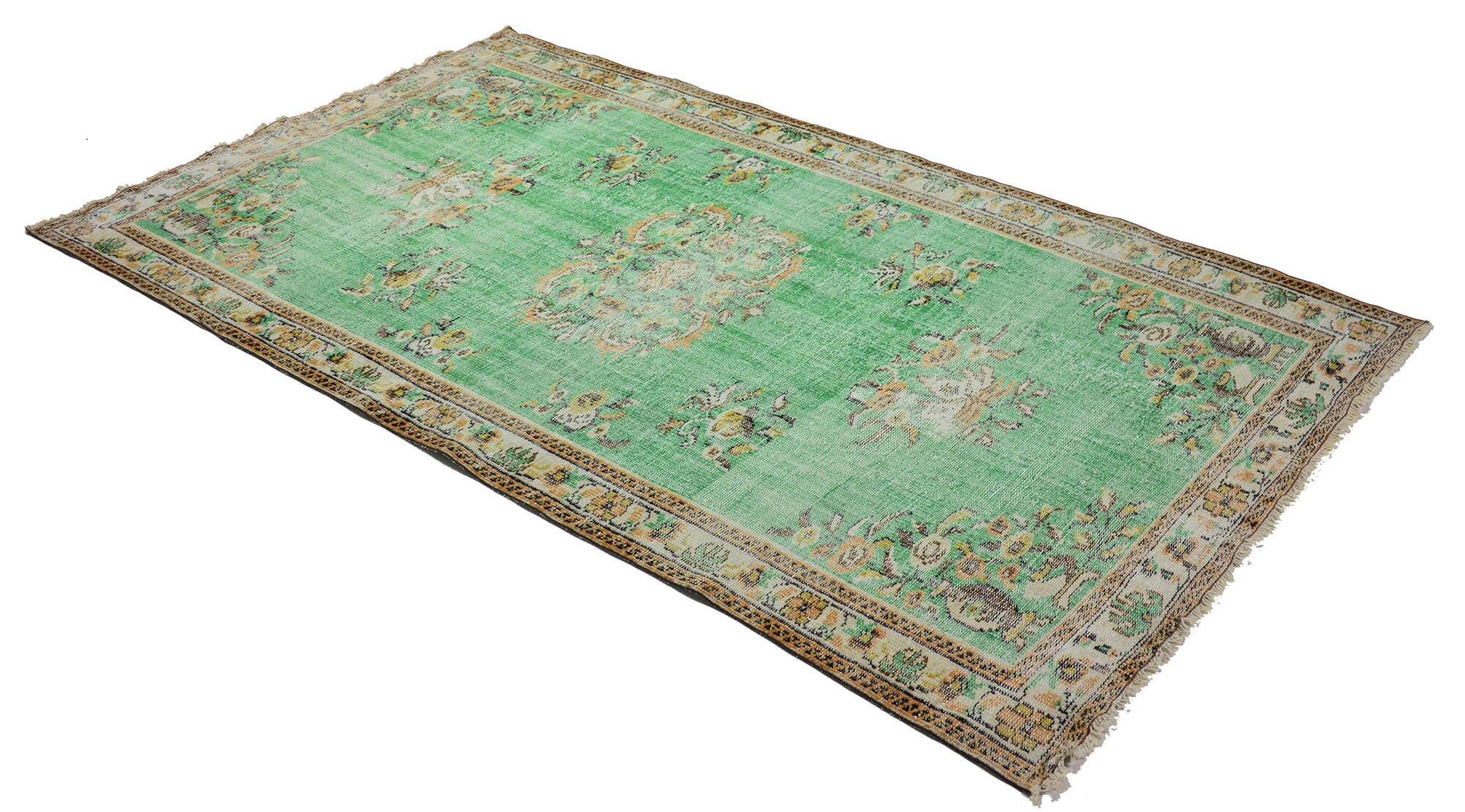One-of-a-Kind Turkish Handwoven Vintage Rug - Timeless Vintage Elegance 280x 164 cm
