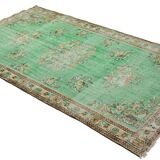 One-of-a-Kind Turkish Handwoven Vintage Rug - Timeless Vintage Elegance 280x 164 cm