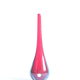 Sommerso drop vase in red and blue, Murano 1950s.