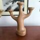 Pair of candlesticks with an organic design circa 1970