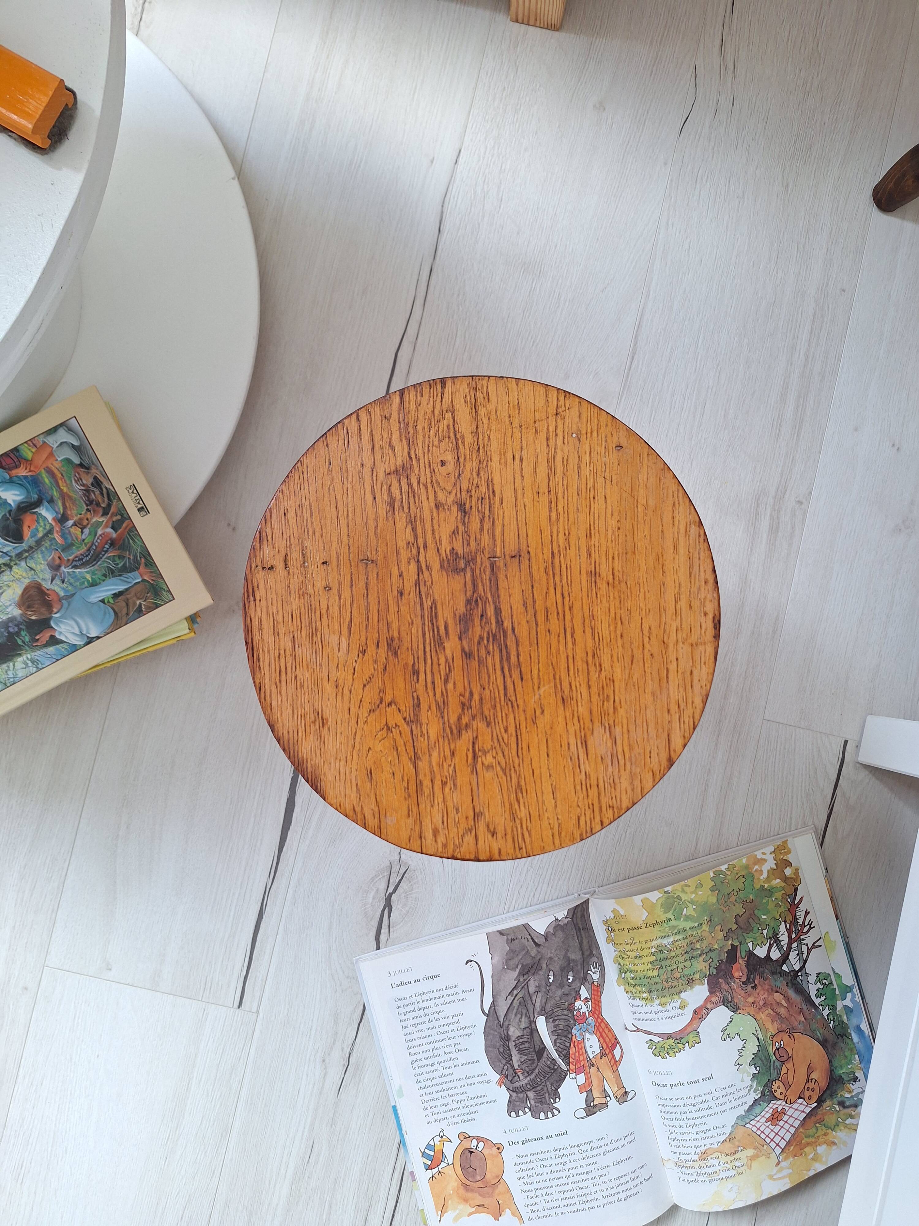 Vintage tripod stool