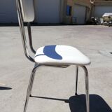 Set table and kitchen chairs in formica and skai