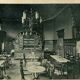 2 bistro chairs from 1905 by KOHN No. 187, wooden seats with 5 fleur-de-lis motifs