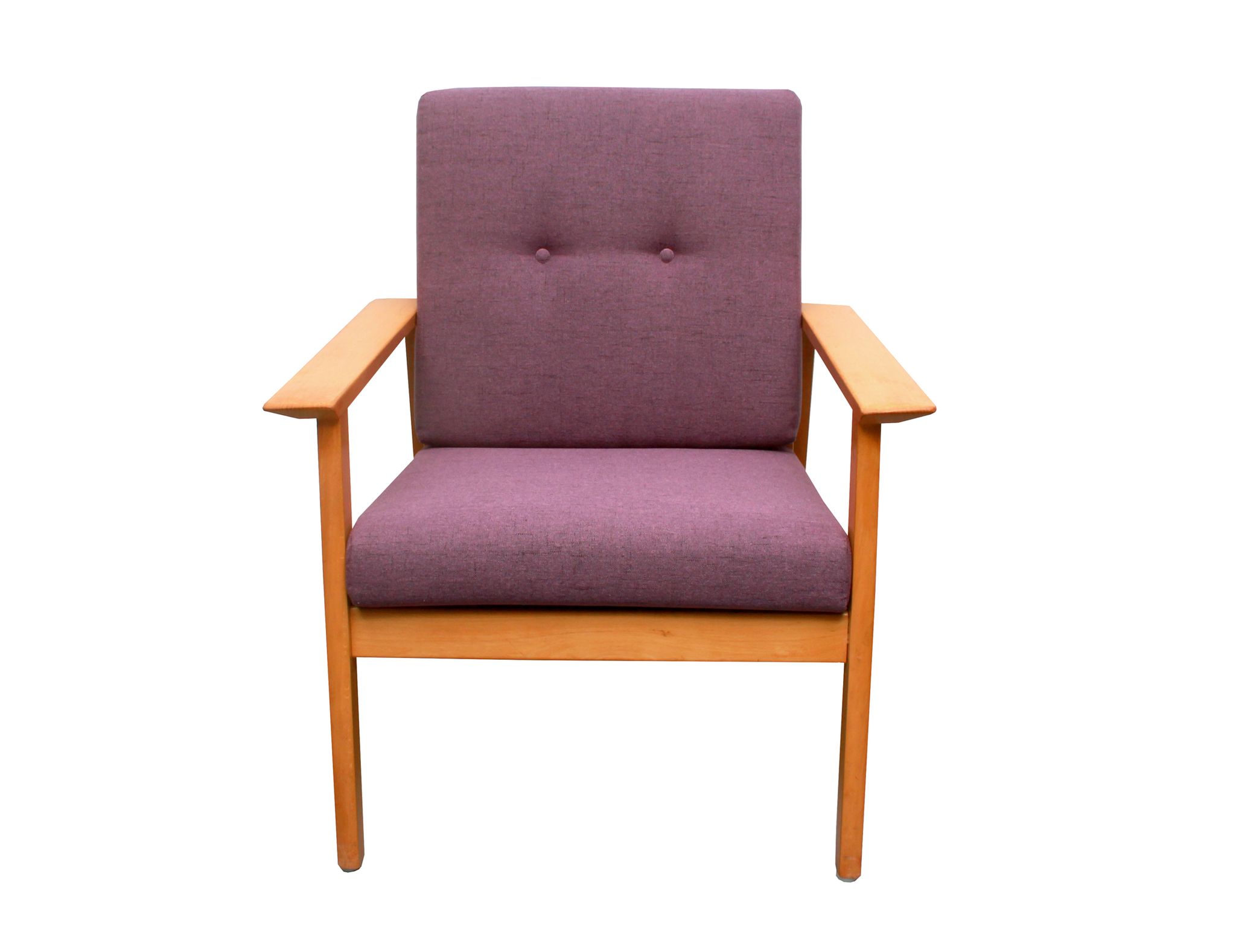 Fauteuil des années 1960 en violet