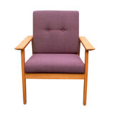 1960s armchair in violett