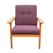 Fauteuil des années 1960 en violet