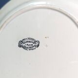 Creil Montereau plate 19th century Gold Medals Asian pagoda decor potiche 24cm