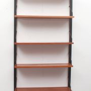 1960s wall unit in teak, Poul Cadovius