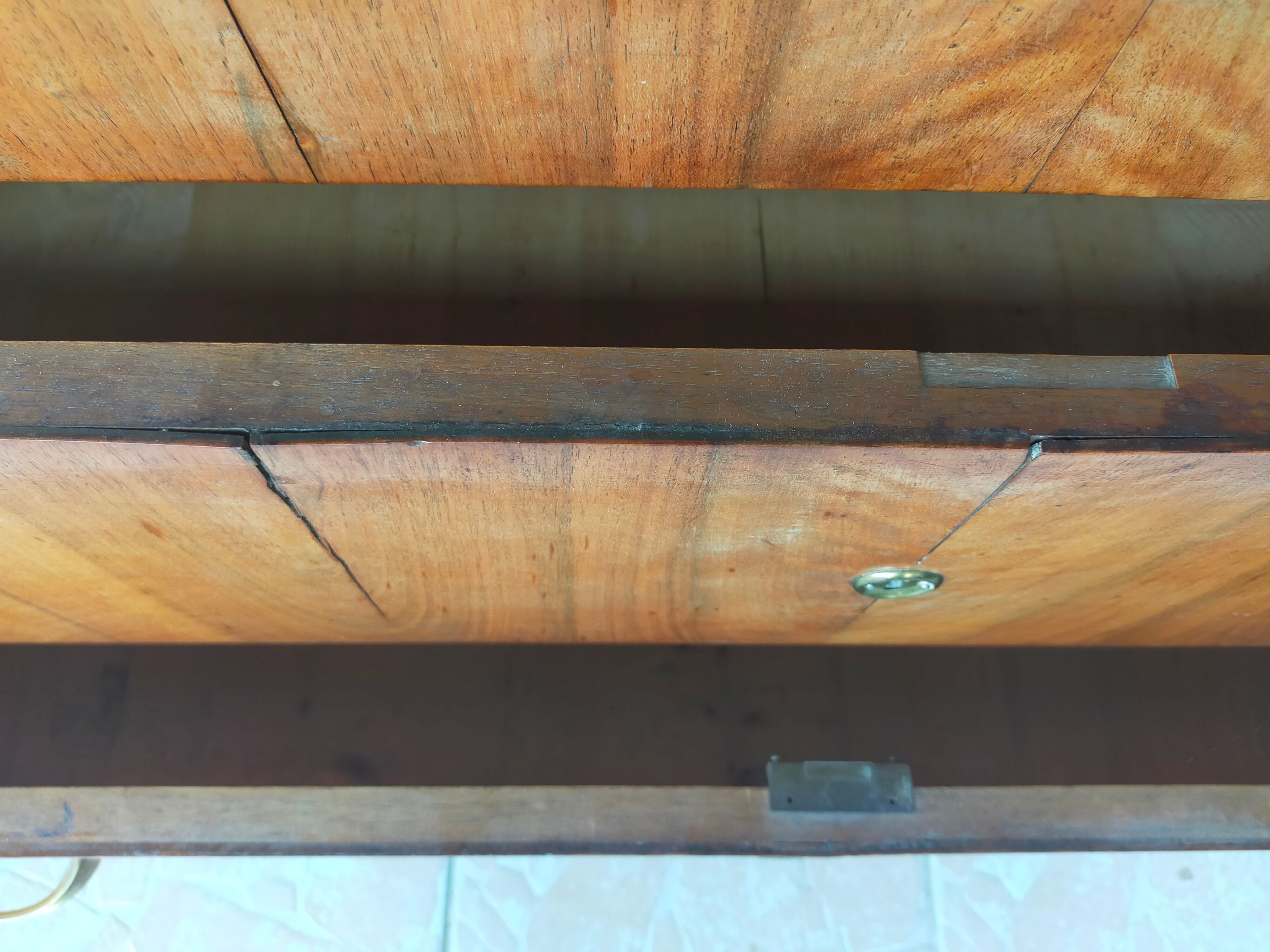 Art Deco walnut chest of drawers