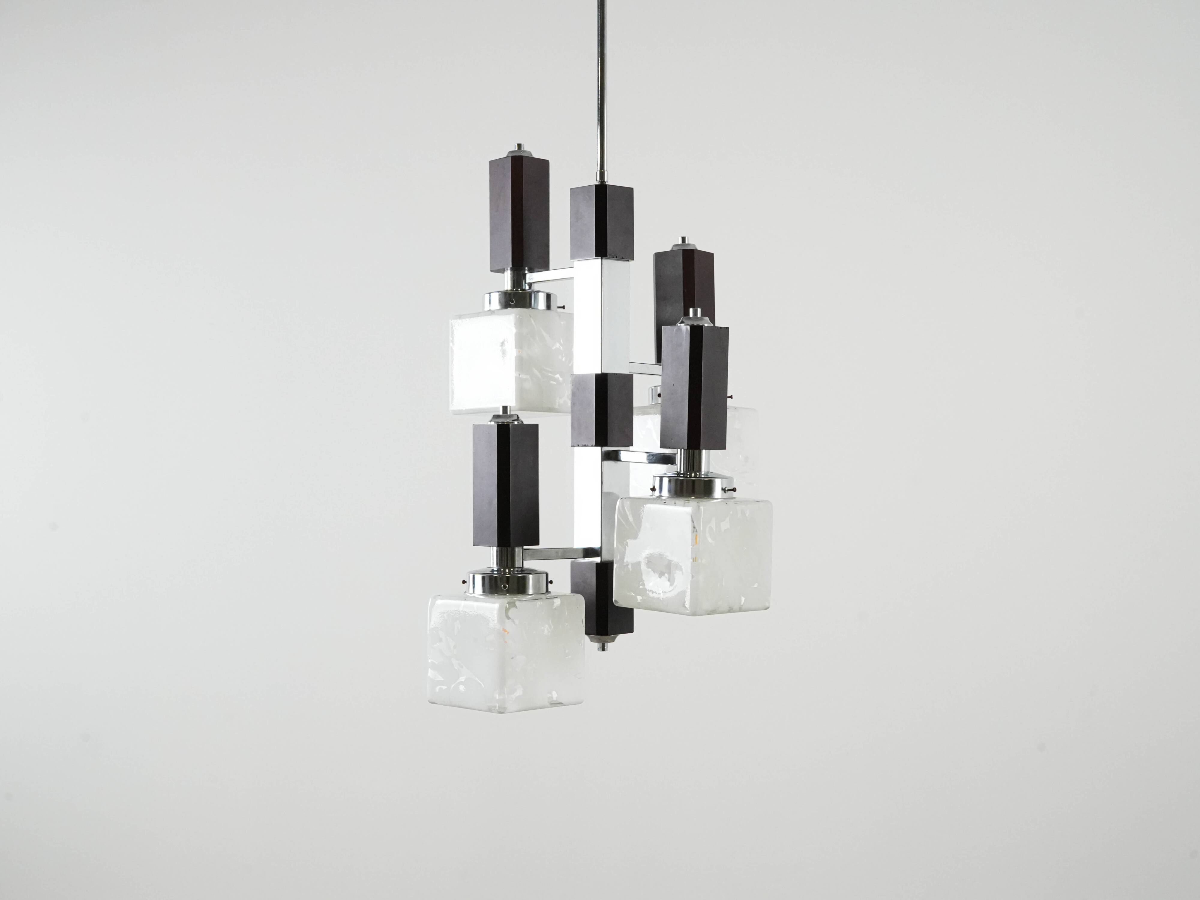 Pendant lamp, Italian design, 1970s, manufactured in Italy