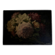 Tableau 19e roses du jardin fleurs huile sur bois