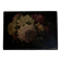 Tableau 19e roses du jardin fleurs huile sur bois