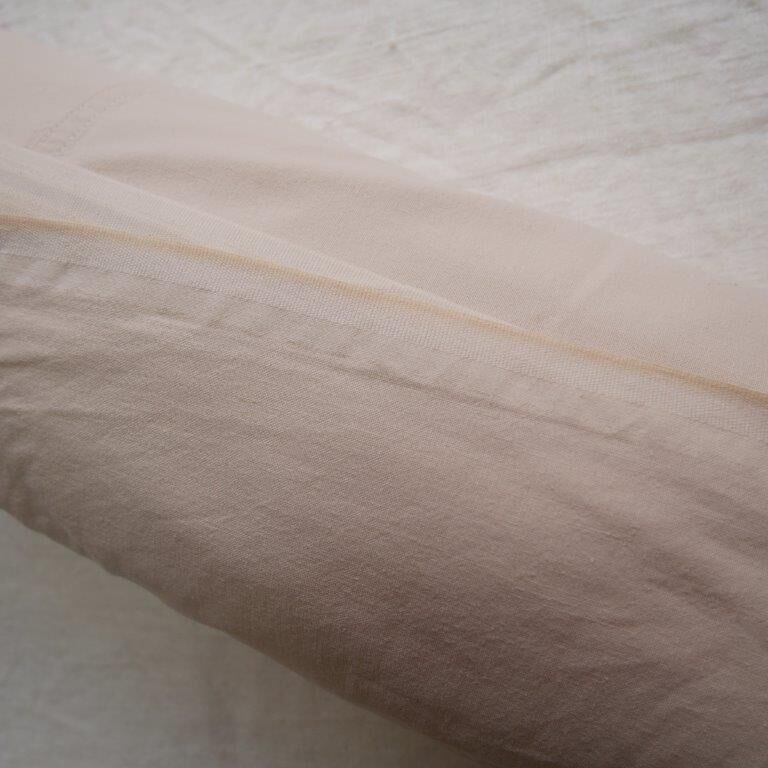 Swallow embroidery sheet, “nude” pink color