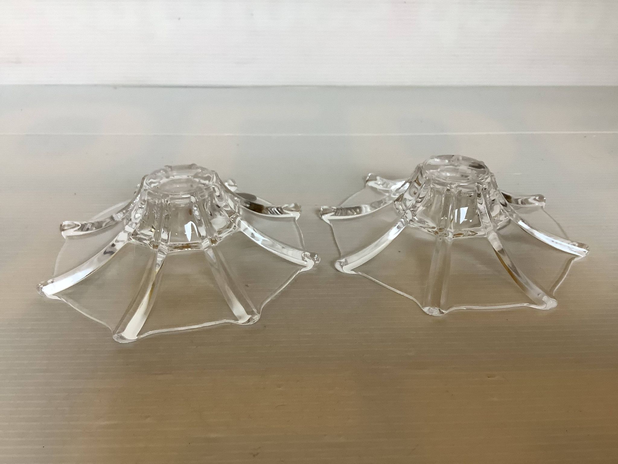 Pair of crystal candle holders RCR Italy