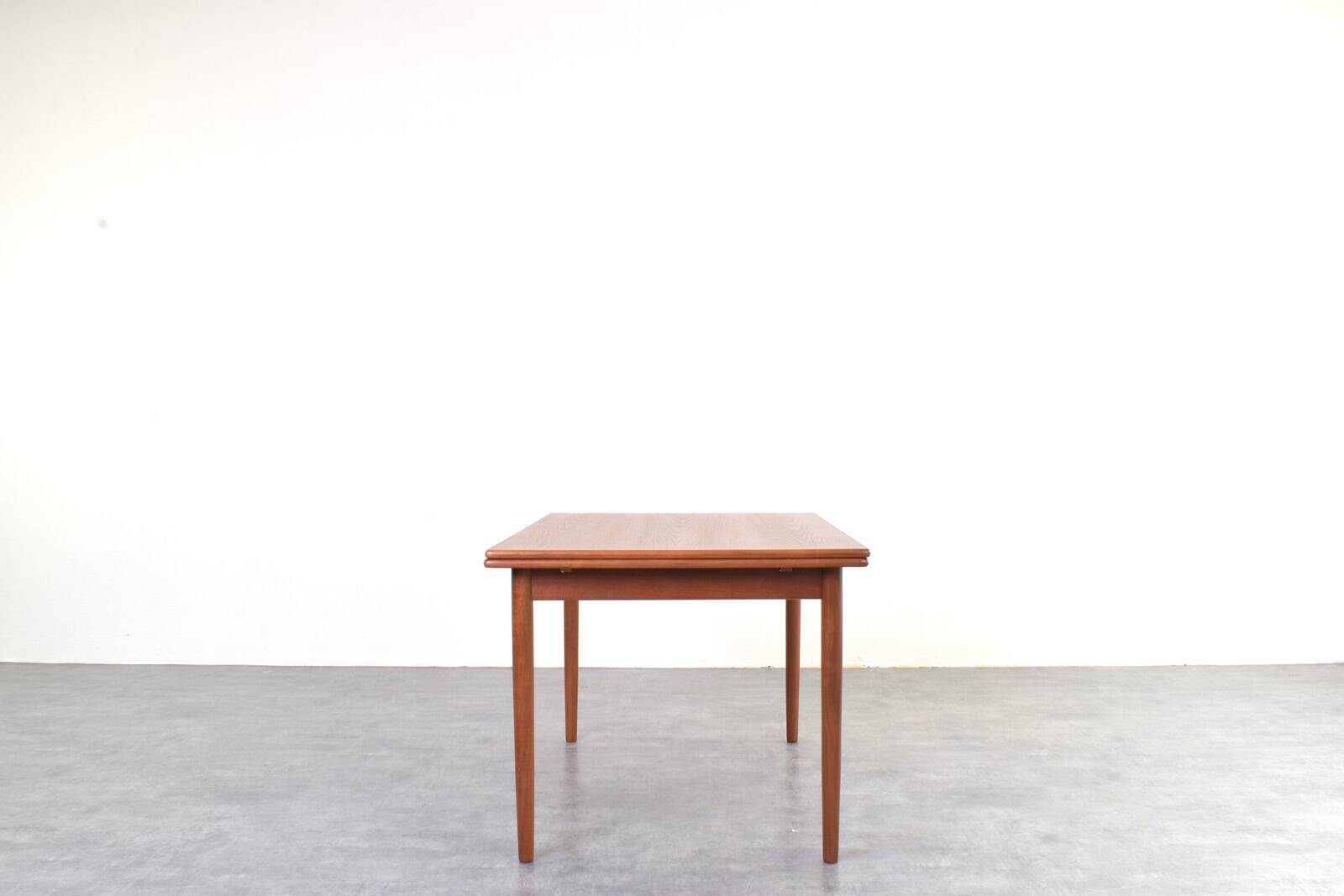 Mid-Century Danish Extendable Teak Dining Table from Rogenstrup Möbelfabrik