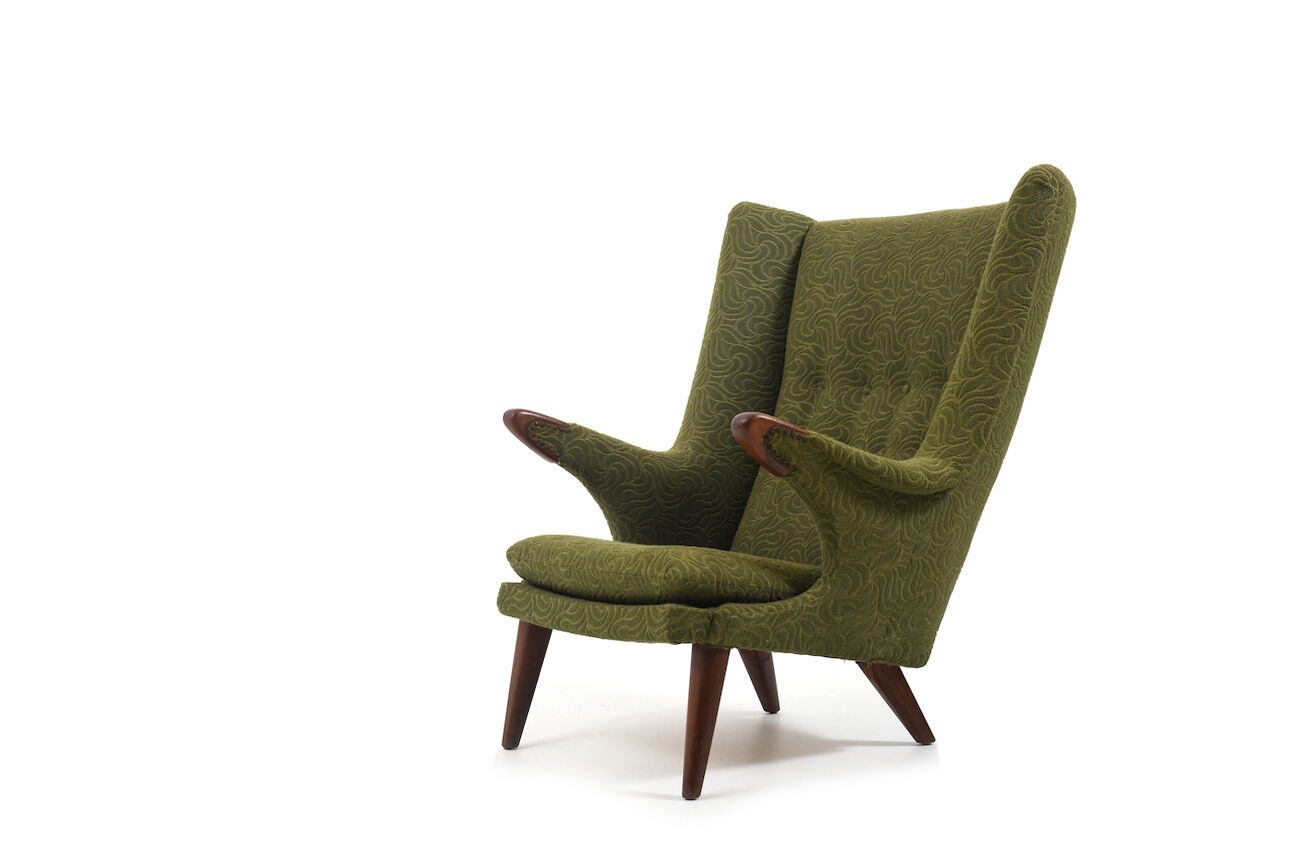 Mid century danish Bear lounge chair by Bent Møller Jepsen