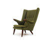 Fauteuil Bear danois du milieu du siècle par Bent Møller Jepsen