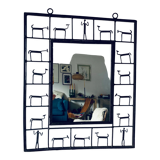 Mirror in ironwork of art