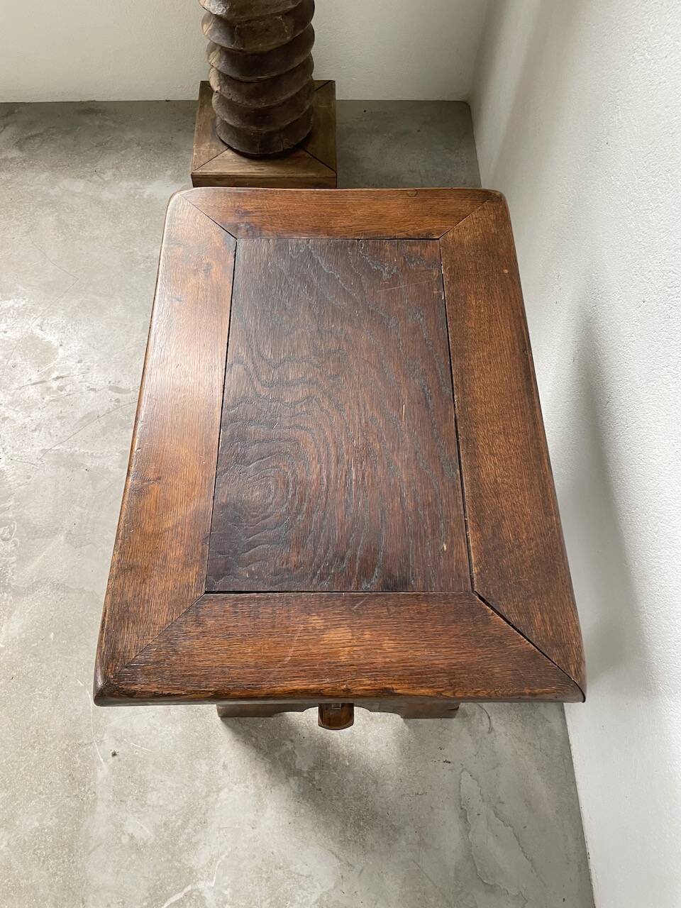 50s Brutalist Oak Coffee Table