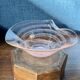 Coupe en verre de Murano rose pâle – design forme libre