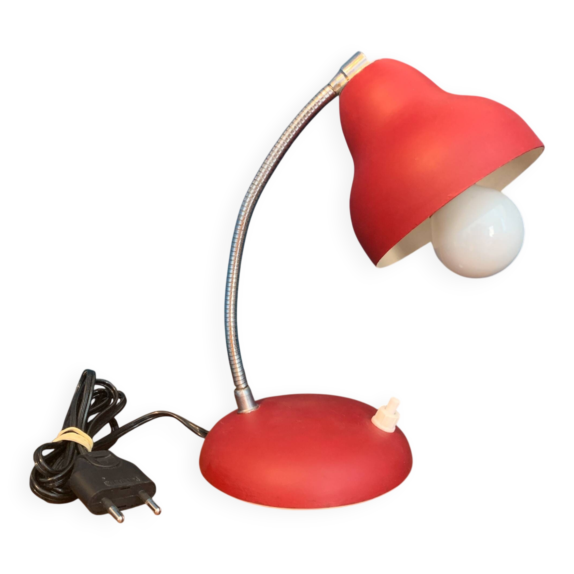 Small retro cocotte lamp from the 1950s.