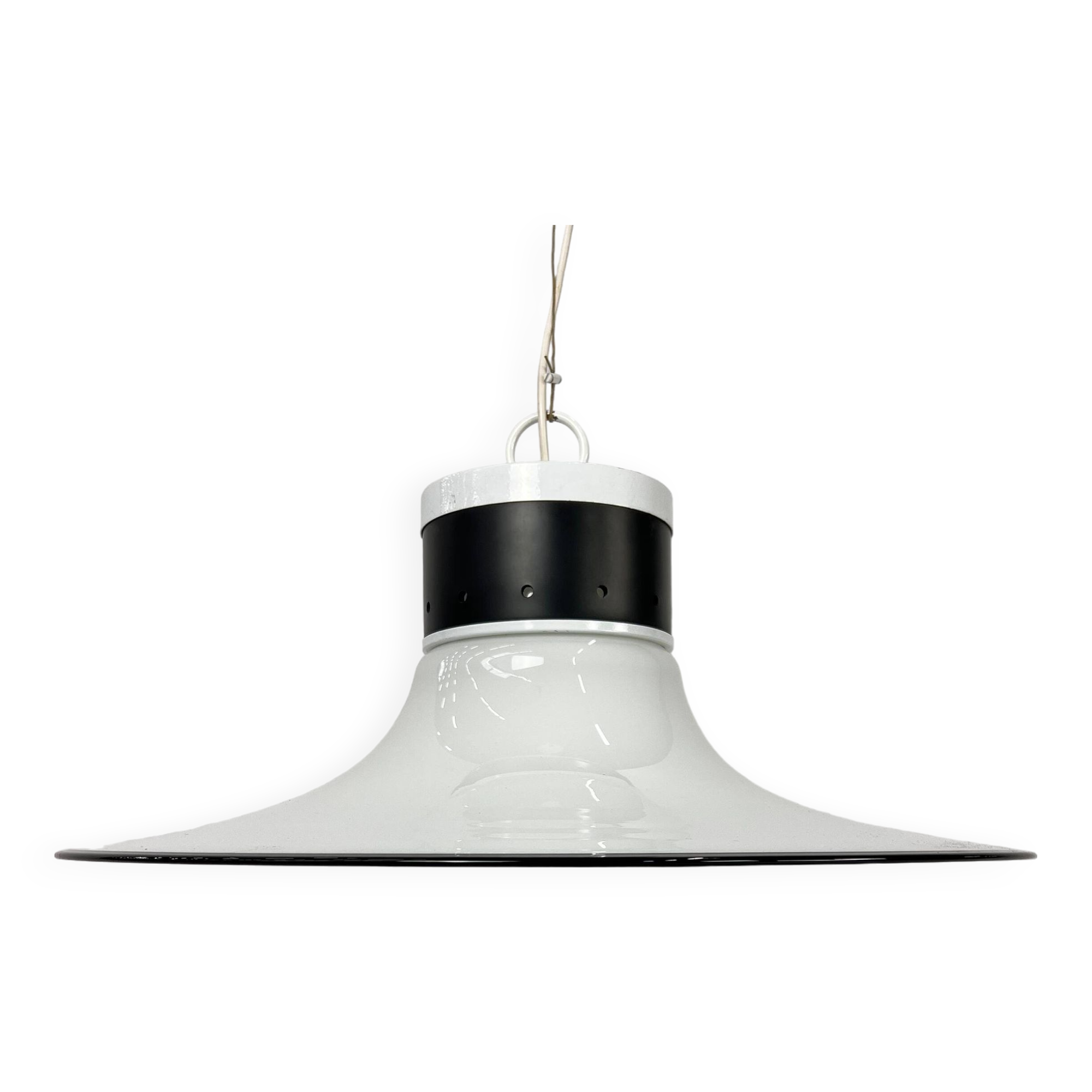 Suspension Space Age en verre de Murano, Italie, années 1960