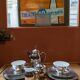 Ensemble petit déjeuner à thé ou café en porcelaine