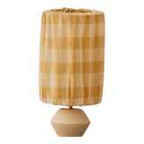 Pitchoun to pose - yellow with squares - chamotte stoneware