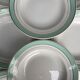 Hollow plates Regency half porcelain of Luneville
