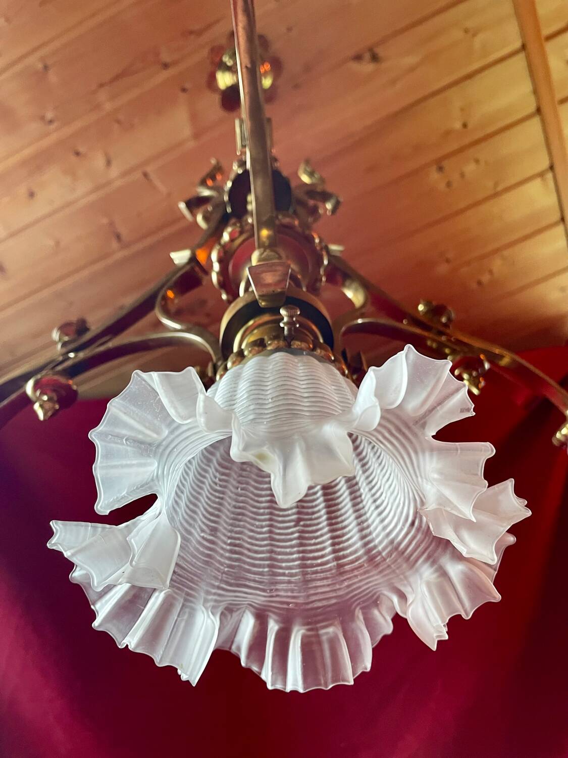 Large castle chandelier, unique piece, 19th century